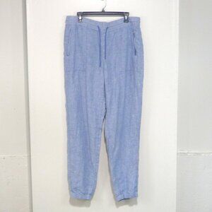 ATHLETA RETREAT LINEN JOGGERS 14 TALL